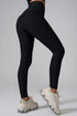 'Glynis' High Waist Sports Leggings - Celes Fashion
